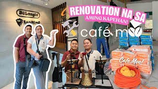 UPDATE SA AMING KAPEHAN RENOVATION IS REAL CAFE MOO BREWING SOON [upl. by Kegan58]