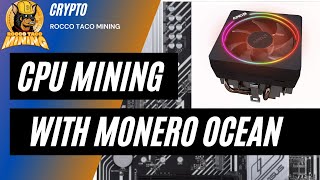 How TO CPU Mine with MoneroOcean Mining Pool [upl. by Odrarebe898]