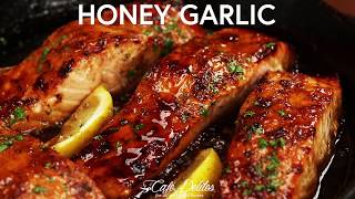 Browned Butter Honey Garlic Salmon [upl. by Atterbury]