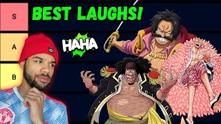 RANKING ONE PIECE CHARACTERS LAUGHS Tier List [upl. by Arreyt547]