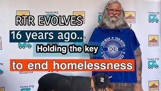 RTR historyBob Wells journeyvision and mission way out of homelessnesshelp is herenon profit [upl. by Arykat558]