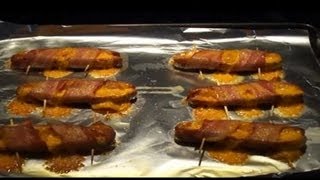 BaconWrapped Cheese Dogs [upl. by Namyac]