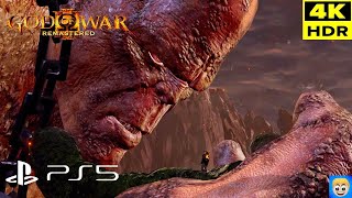 KRATOS VS CRONOS 4K LEGENDADO PTBR  GOD OF WAR 3 REMASTERED [upl. by Artenek]