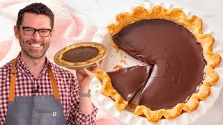 Easy Chocolate Pie Recipe [upl. by Wallache]