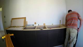 How to install Vanity Cabinets [upl. by Alleoj937]