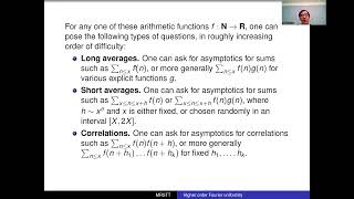 Terence Tao  Higher Order Fourier Uniformity of Bounded Multiplicative Functions in Short Intervals [upl. by Zora]