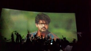 THERI FDFS VIJAY INTRO  NEYVELI SRINIDHIRATNA THEATRE RESPONSE [upl. by Kimberlyn]