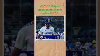 🏏🏏India versus Bangladesh cricket match second test 🏏🏏viralshorts trending shots sports shorts [upl. by Attaynek]