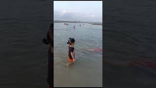 Tisha amp Viona berenang di pantai 4 [upl. by Varion]