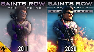 Saints Row The Third  Remastered vs Original  Direct Comparison [upl. by Ihana730]