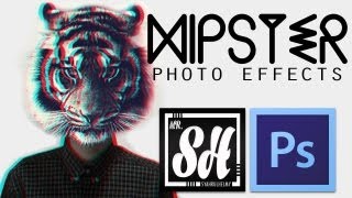 Photoshop Tutorial Hipster Looks Photo Effects [upl. by Bortman]