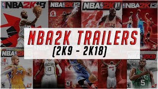 NBA 2K Momentous Trailers 2K9  2K18 [upl. by Geer]