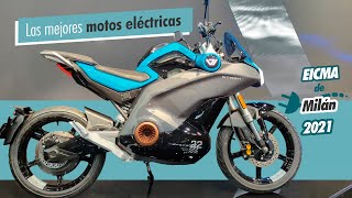 Conoce las mejores motos eléctricas de EICMA 2021 en Milán [upl. by Norrad]