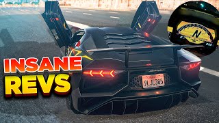 First Time Revving my Lamborghini Aventador SV  BRUTAL SOUNDS [upl. by Carlee]