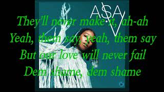 ASA  Mayana Lyrics Video [upl. by Donelu700]