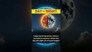 🌞 22nd September 2024 The Equinox–Day amp Night in Perfect Harmony 🌗 shorts news science equinox [upl. by Ogata]