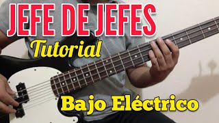 El Jefe de Jefes  Tutorial Bajo Eléctrico con Adornos [upl. by Pastelki]