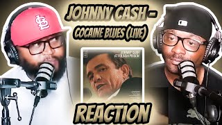 Johnny Cash  Cocaine Blues Live  REACTION johnnycash reaction trending [upl. by Nydnarb]