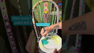 What I do with left over paint artist paintingtutorial [upl. by Laurentium]