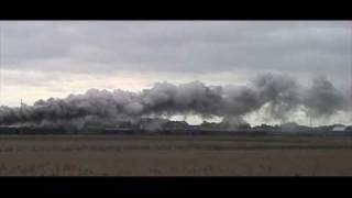 Steam Locomotive NKP 765 PM 1225 Doubleheader Owosso to Cadillac [upl. by Nnylrats]