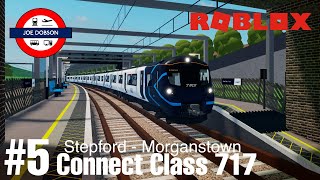 Roblox  Stepford County Railway V18  Stepford Central  Morganstown  Class 717 [upl. by Vivle]