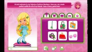 Fresh Fashions BoutiqueStrawberry Shortcake Game For Kids [upl. by Yadnil]