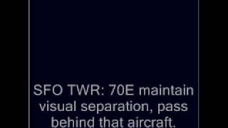 Air Traffic Control Near Miss in San Francisco [upl. by Beaufort]