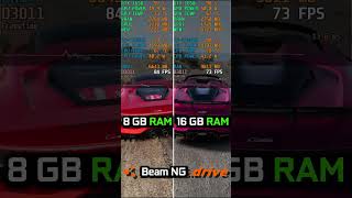 8GB vs 16GB RAM  BeamNGdrive [upl. by Agnese881]