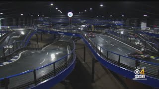 Newly Opened Wrentham Go Kart Track Is Largest Of Its Kind In The World [upl. by Faubert]