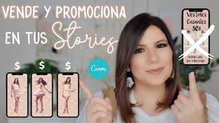 💫 Cómo CREAR historias de instagram para PROMOCIONAR tus producto o servicios 💫 [upl. by Nohsar321]