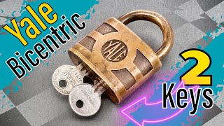 1598 Yale “Bicentric” Padlock Picked [upl. by Agiaf481]