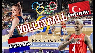 volleyball pays bas turquie jeux olympiques [upl. by Rohpotsirhc997]