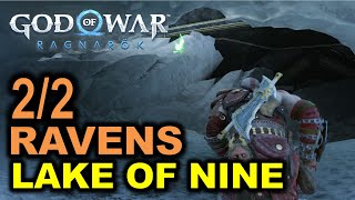 Lake of Nine Odins Ravens Location  God of War Ragnarok [upl. by Ainyt]