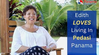 Edith LOVES Living in PEDASI Panama [upl. by Ymmot]