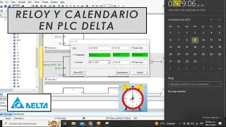 Reloj y calendario en PLC Delta [upl. by Nautna]