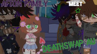 The Afton Family meet Their DeathSwap AU Afton Family FNaFxGC DeathSwap AU [upl. by Norvol]