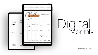 DIGITAL PLAN WITH ME  NOVEMBER MONTHLY  LUXBOOK DIGITAL PLANNER [upl. by Eittak]