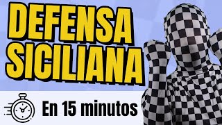 DEFENSA SICILIANA ENIGMÁTICA ✅  Aperturas de ajedrez con negras contra e4 [upl. by Niddala459]