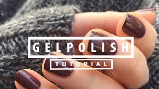 Gelpolish  semi permanente nagellak  tutorial by Florence Beauty and Nails [upl. by Annayr]