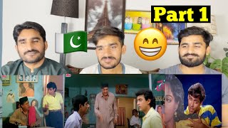 ANDAAZ APNA APNA MOVIE REACTION Part 1  Amir khan and Salman Khan [upl. by Rafaelita525]