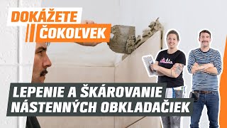 Obkladanie a škárovanie kúpeľne [upl. by Otir]