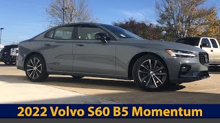 2022 Volvo S60 B5 Momentum Tour And Test Drive [upl. by Elocen]