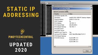 How to configure Static IP Addressing  Updated 2020 [upl. by Ahsal578]