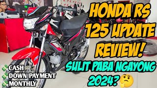 Honda RS125 Sulit Paba ngayong 2024 Langga Gail Update Review amp Price Update [upl. by Shayna476]