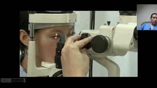 Slit lamp Exam of the corneaArabic [upl. by Mrots550]