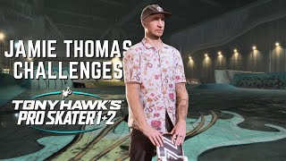 TONY HAWKS PRO SKATER 1  2 Jamie Thomas Challenges [upl. by Wincer]