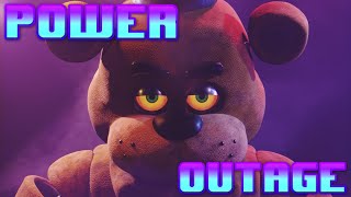 Power Outage  Movie Mix Five Nights at Freddys Megalovania [upl. by Yelik]