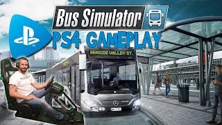 Bus Simulator  PS4 Footage  What does the console version look like [upl. by Nagaek982]