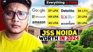 JSS Noidaan Honest Review 🔥2024  Management Quota✅ Eligibility Cutoff Top College in AKTU🎯 [upl. by Barabbas]