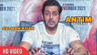 Salman Khan FULL Unedited Interview after ANTIM Blockbuster Success  Masti Mazzak and more [upl. by Oeram]